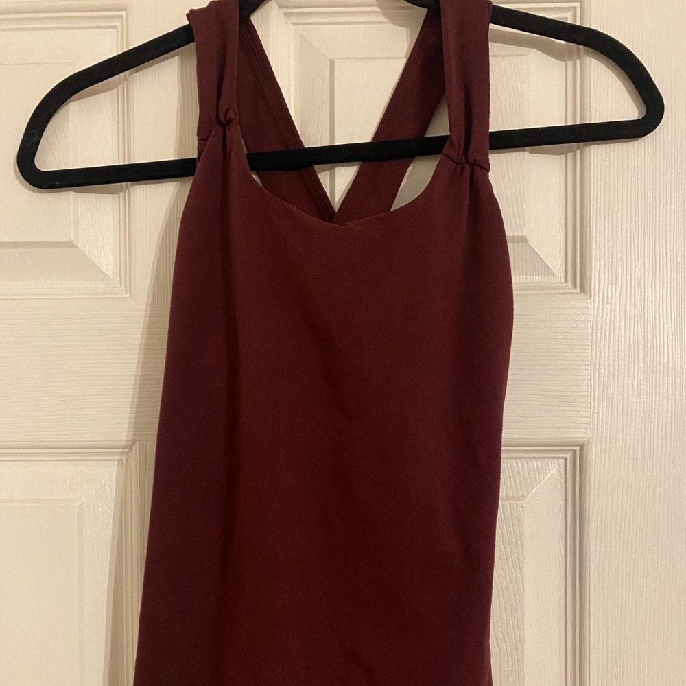 Prana Criss-cross Back Tank Size Small Purple
